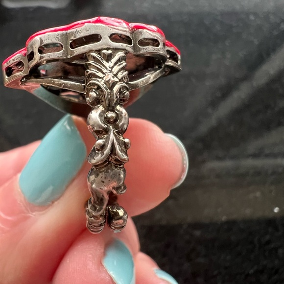 Gucci crystal flower ring size 14 - Picture 9 of 11